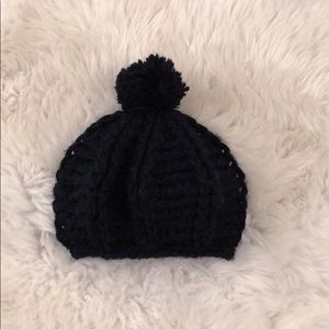 BEBE | Pom Pom Open Knitted Beanie